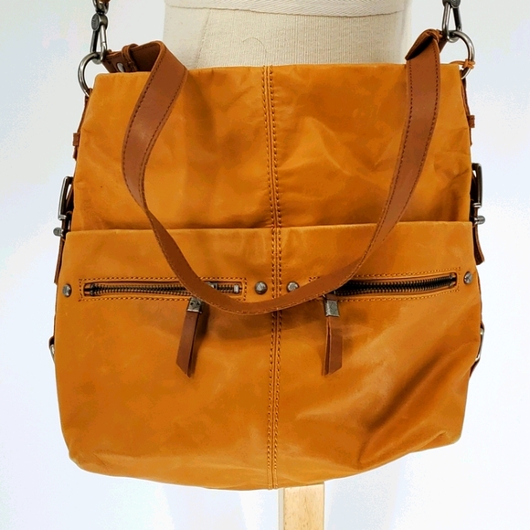 The Sak Handbags - The Sak, purse, carmel crossbody.